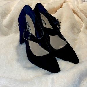 JUST FAB PLATFORM HEEL MARY JANES